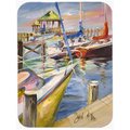 Carolines Treasures Boat Docks Sailboats Mouse Pad- Hot Pad and Trivet JMK1151MP